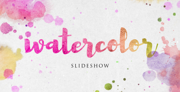 free download videohive watercolor ink slideshow adobe after effects templates